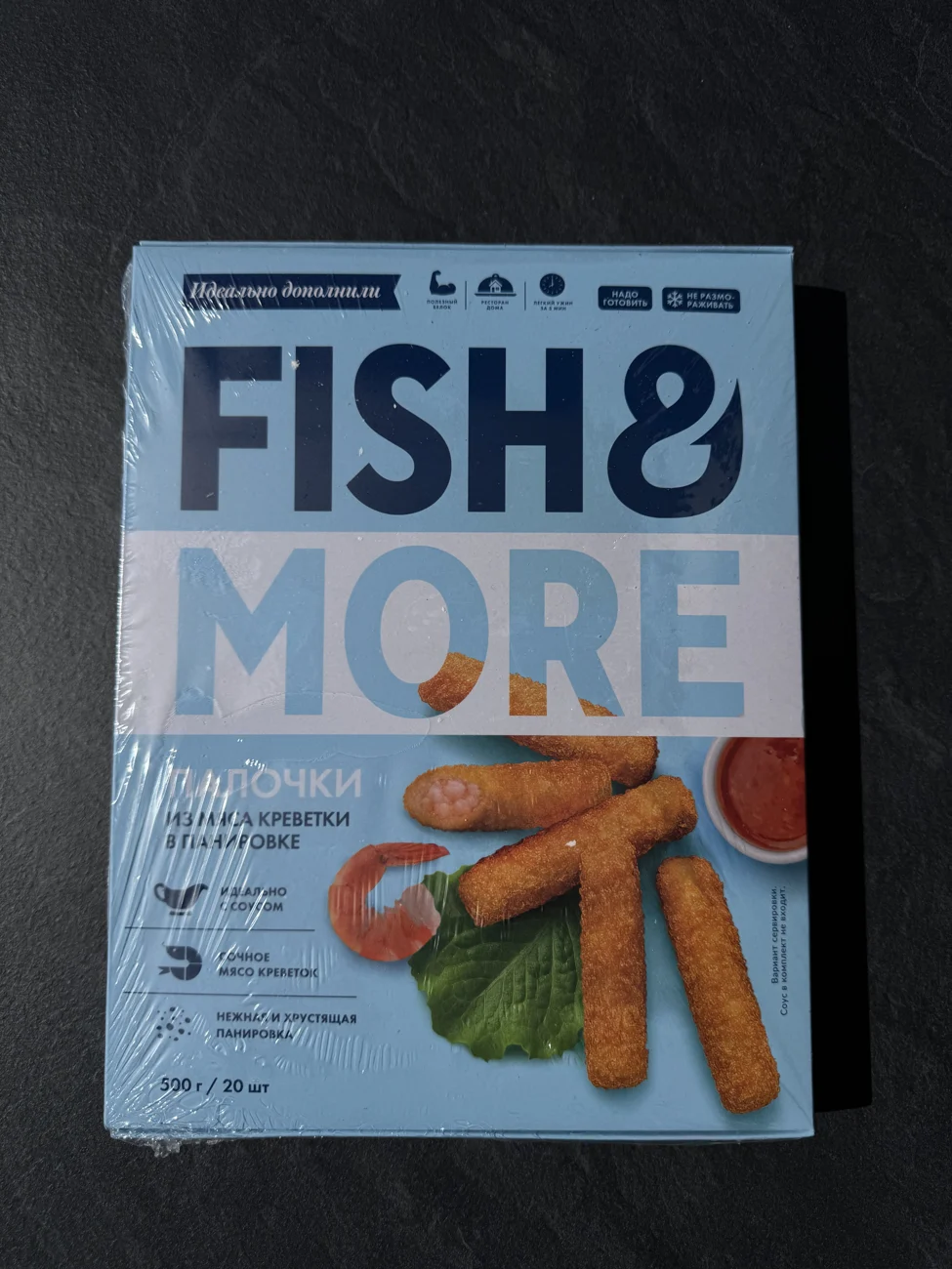 Палочки из мяса креветки в панировке Fish&More